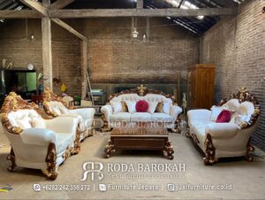 Best Collection Sofa Tamu Mewah Jati Furniture Termurah RB-95