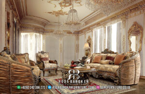 Best Luxury Carving Sofa Ruang Tamu Mewah Jepara Jati RB-83