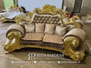 Luxury Classic Murah Sofa Tamu Mewah Jati Jepara RB-100