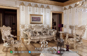 Sofa Ruang Tamu Mewah Jepara Harga Murah Kualitas Terbaik RB-93
