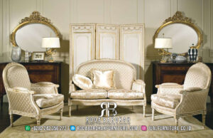 Sofa Tamu Mewah Eleanor Terbaik Carving RB-76