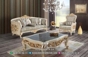 Harga Sofa Tamu Mewah Elysian Elegance Carved RB-199