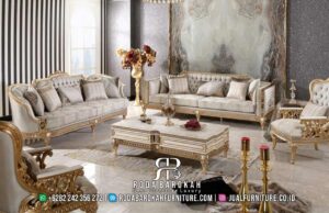 Model Set Sofa Ruang Tamu Regency Gold Majesty Classic RB-175