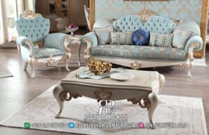 Rekomendasi Set Sofa Ruang Tamu Mewah Modern Terbaru RB-176. Dengan desain yang menginspirasi kemewahan dan keanggunan gaya Modern istimewa dalam ruang tamu Anda.