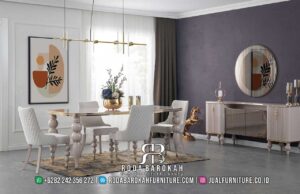 Jual Meja Makan Mewah Modern Desain Elegan RB-253
