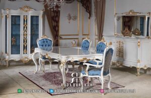 Meja Makan Mewah Terbaru Klasik Kualitas Terbaik RB-273