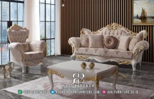 Terbaru Sofa Tamu Mewah Shabby Royale Elegance Carving RB-260