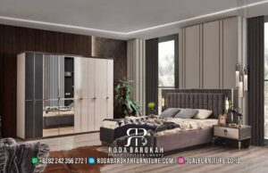 Set Tempat Tidur Modern Mewah dari Pengrajin Jepara RB-352