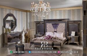 Desain Terbaru Tempat Tidur Mewah untuk Kamar Tidur Klasik Anda RB-386