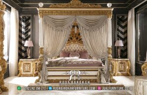 Set Kamar Tempat Tidur Mewah Klasik dengan Desain Elegan dan Harga Terjangkau RB-388