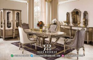 Diskon Meja Makan Retro Mewah Aurelia Klasik RB-570