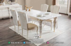 Jual Meja Makan Mewah Minimalis Shabby Duco RB-557