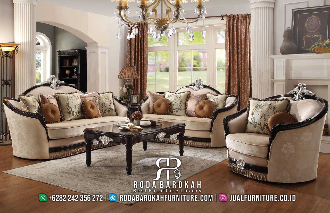 Harga Spesial Sofa Tamu Jati Tanpa Perakitan RB-698