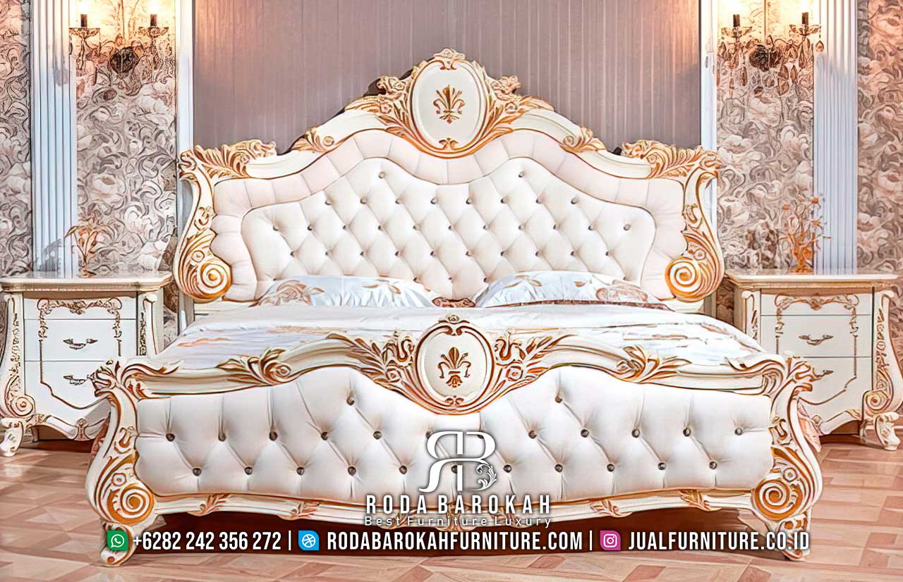 Penawaran Menarik Tempat Tidur Mewah Jepara Langsung Pakai RB-717