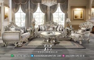 Rekomendasi Sofa Mewah Terbaru Warna Netral RB-831 hadir dengan rangka besi hollow dan busa tebal, sempurna untuk menambah kemewahan gaya klasik modern Anda.