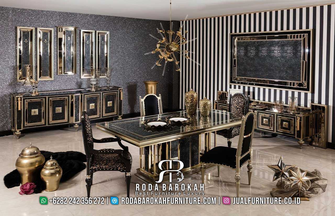 Dapatkan Meja Makan Mewah Klasik Tampilan Keren RB-947