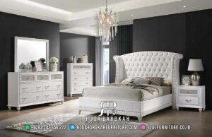 Tersedia Sekarang Kamar Tidur Minimalis Modern Fleksibel Ruangan RB-930 dengan rangka kayu jati dan finishing duco, hadirkan elegansi modern untuk tidur berkualitas.