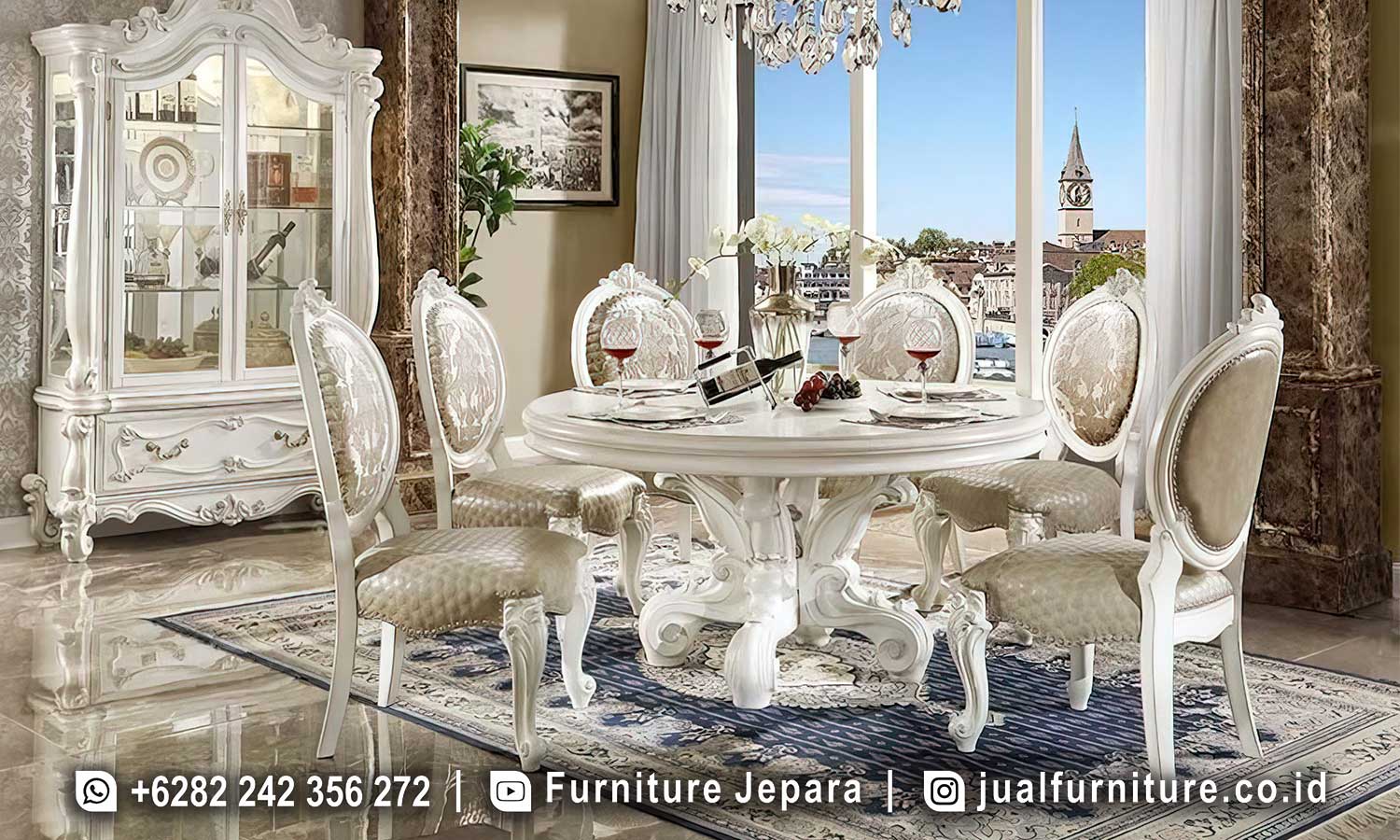 Meja Makan Ruang Makan Magnifico Pengrajin Jepara RB1031