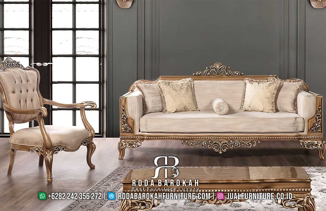 Teruji Sofa Tamu Mewah Chester Harga Terjangkau RB-985
