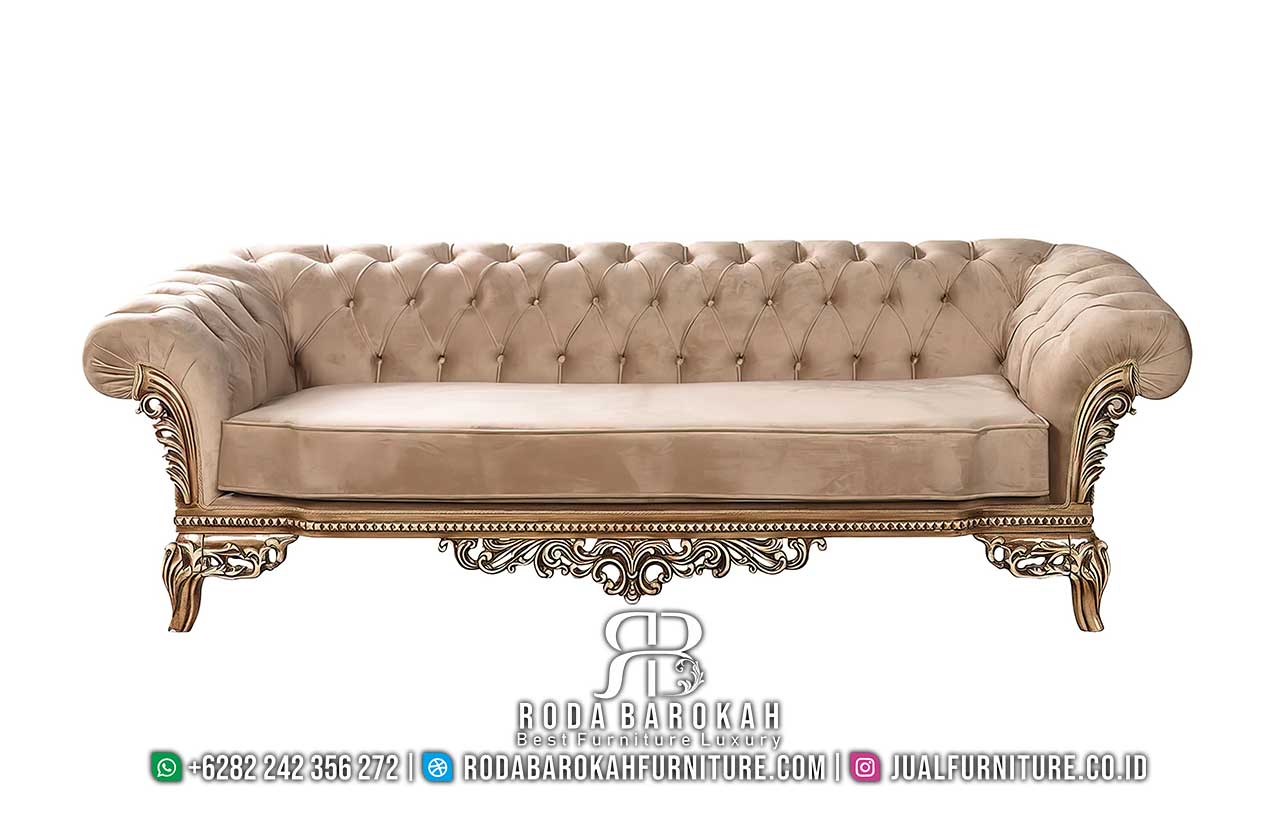 Teruji Sofa Tamu Mewah Chester Harga Terjangkau RB-985