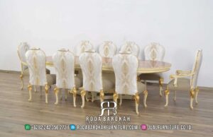 Harga Meja Makan Ukir Mewah Asli Jepara RB1069