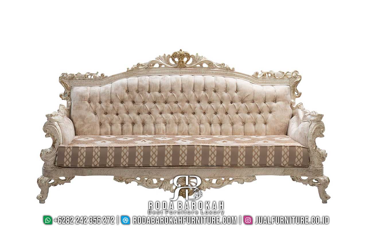 Set Sofa Tamu Mewah Sultan Gaya Klasik RB1076
