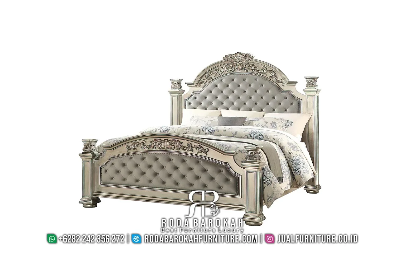 Pusat Kamar Set Mewah Klasik Ukiran Modern Jepara RB1101
