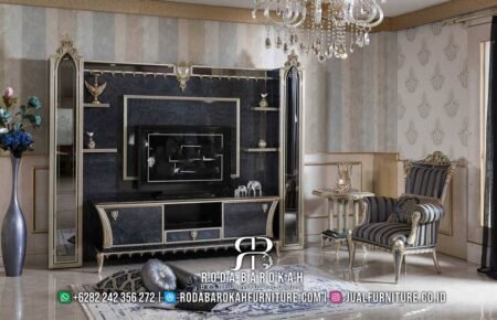 Baru Release Bufet Tv Eksklusif Mewah Detail Ukir Elegan RB-413