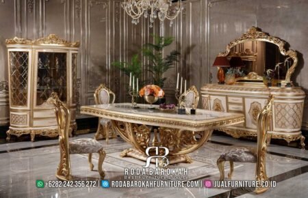 Best Meja Makan Tamara Mewah Full Royal Carving RB-465