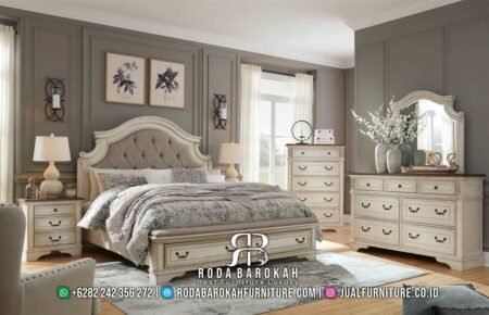 Desain Terbaru Tempat Tidur Antik Minimalis Modern RB-334