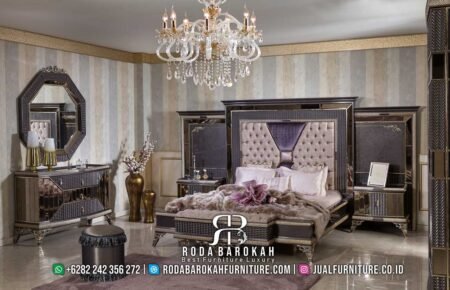 Desain Terbaru Tempat Tidur Mewah untuk Kamar Tidur Klasik Anda RB-386