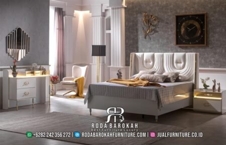 Desain Terbaru Tempat Tidur Stainless Gold Minimalis Modern RB-190
