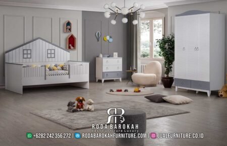 Dipan Tempat Tidur Anak Lengkap Minimalis RB-489