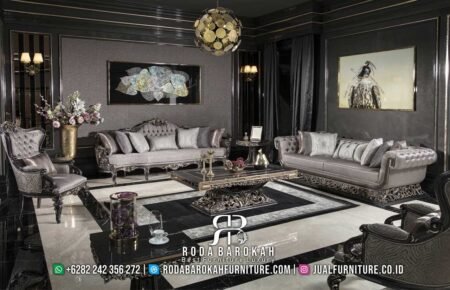 Eksklusif Sofa Tamu Jepara Mewah Elyse Style Italia RB-397