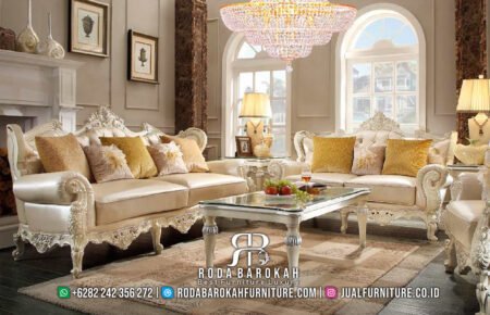 Elegan Style Desain Terbaik Kursi Sofa Mewah Jati RB-66