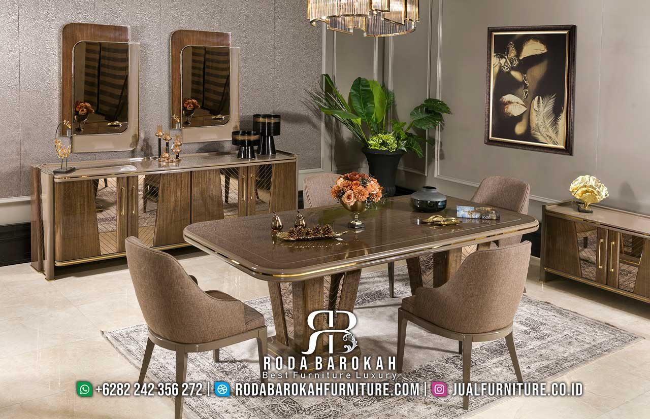 Furniture Jepara Meja Makan Retro Minimalis Modern RB-410