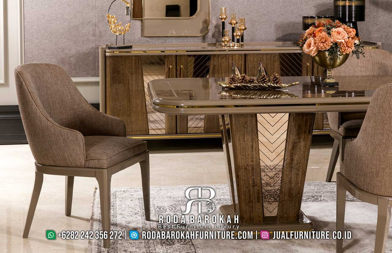 Furniture Jepara Meja Makan Retro Minimalis Modern RB-410 - Gambar 3