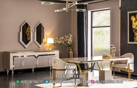 Furniture Meja Makan Terbaru Mewah dan Elegan RB-637