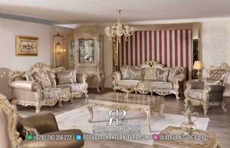 Furniture Ruang Tamu Set Sofa Tamu Mewah Modern Royalia RB-493