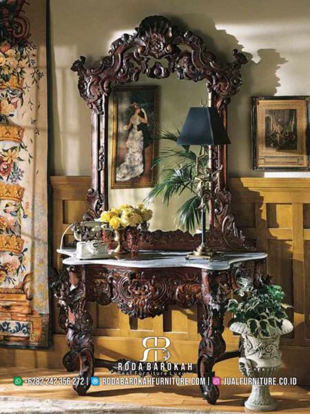 Hapsburg Console Table and Mirror Set RB-124