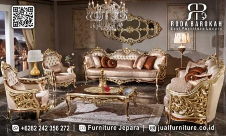 Harga Set Sofa Tamu Mewah Ukiran Jepara RB1057