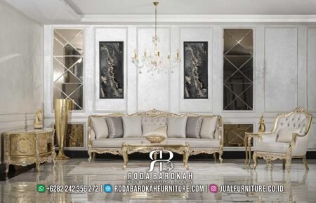 Inspirasi Desain Ruang Tamu dengan Sofa Mewah Berwarna Cerah RB-322