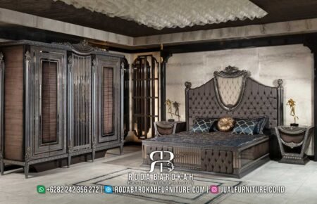 Inspirasi Ruang Kamar Tidur Mewah Ukir Klasik RB-566