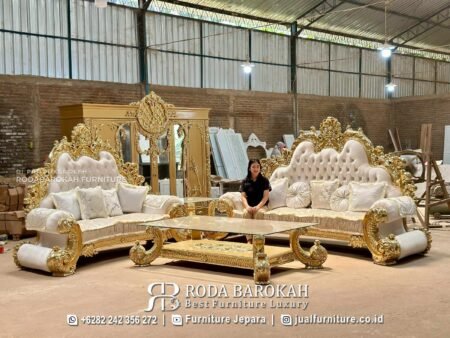Interior Sofa Tamu Mewah Jepara Model Jackson Terlaris RB-155