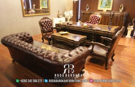 Jual Set Meja Kantor Chester Mewah Harga Murah RB-573