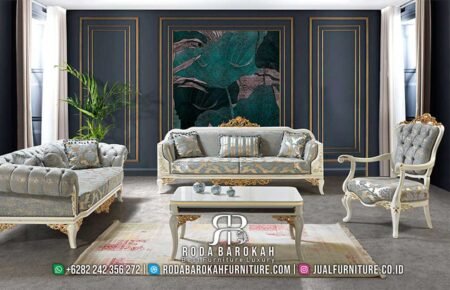 Jual Sofa Tamu Mewah Chester Klasik Ukir Cantik RB-271