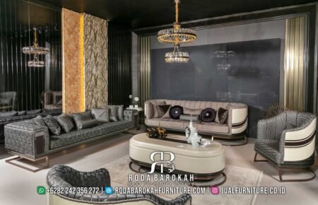 Jual Sofa Tamu Mewah Stainless Modern RB-517