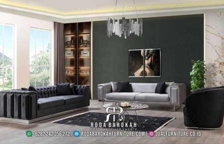 Jual Sofa Tamu Stainless Mewah Modern RB-614
