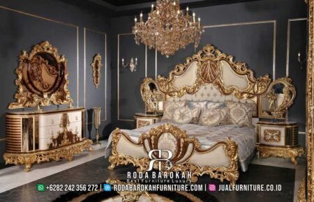 Jual Tempat Tidur Mewah Hanya Di Roda Barokah Furniture RB-418