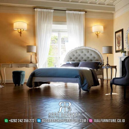 Kamar Set Jepara Mewah Ukiran Klasik Model Terbaru Duco Ivory RB-143
